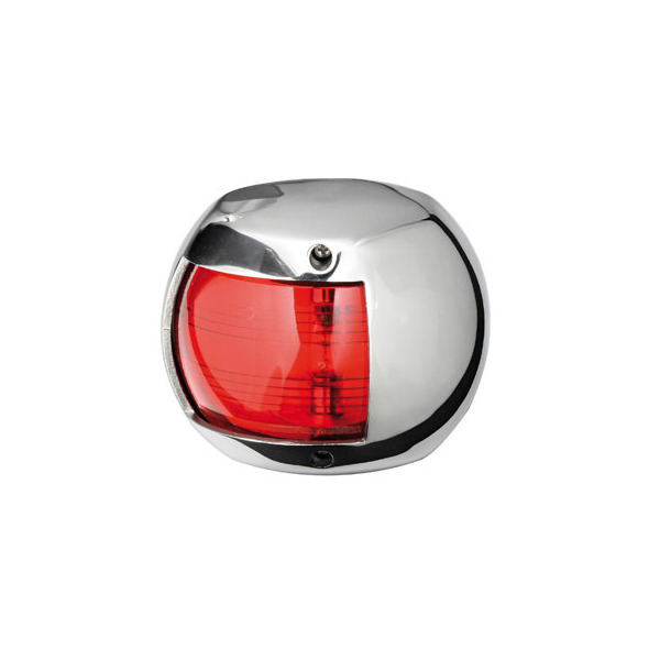 Luce di via “Compact 12” inox laterale rosso 112,5°
