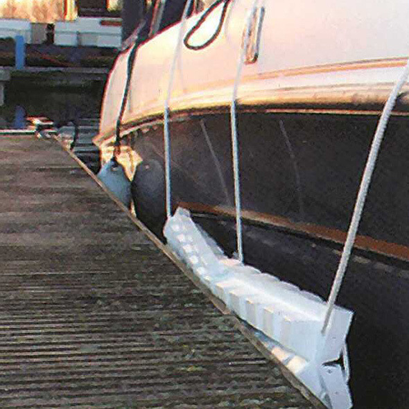 Majoni Parabordo pieghevole fiancata barca Bianco 60 x 30