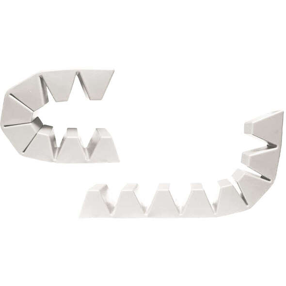 Majoni Parabordo pieghevole Multi Strip Bianco
