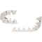 Majoni Parabordo pieghevole Multi Strip Bianco