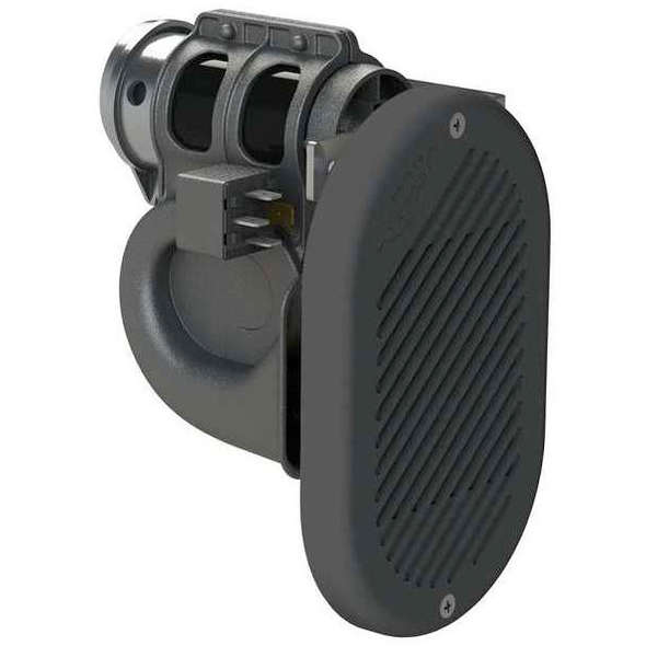 Marco Tromba Pneumatica ad incasso HR1/B 24V - Nero