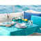 MB Aruba Set Cuscini 45x45 2 pz. Waterproof - Acqua