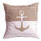 MB Cuscino Ricamato Anchor - Bianco-Beige
