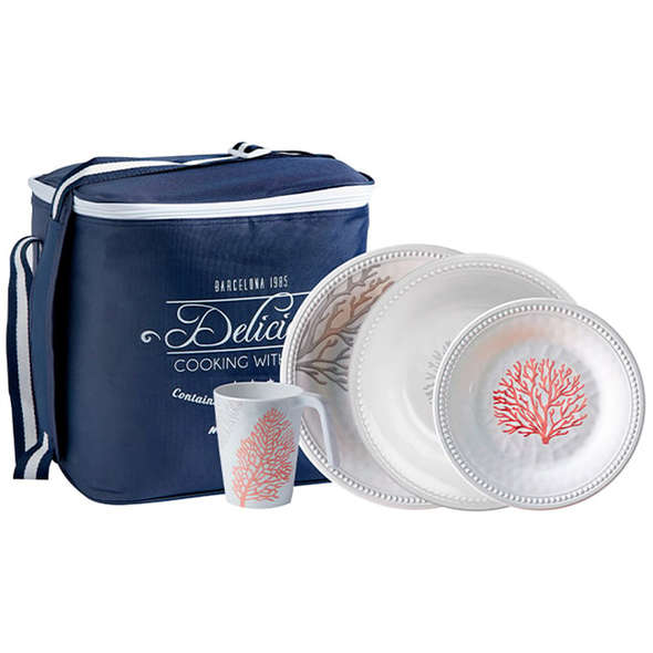 MB mare set stoviglie 16 pz. - Coral