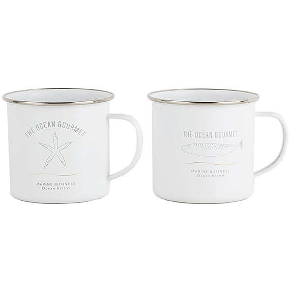 MB menorca set mug 2 pz. - Bianco