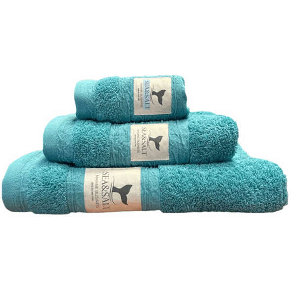 MB set 3 Asciugamani Sea & Salt - Turchese