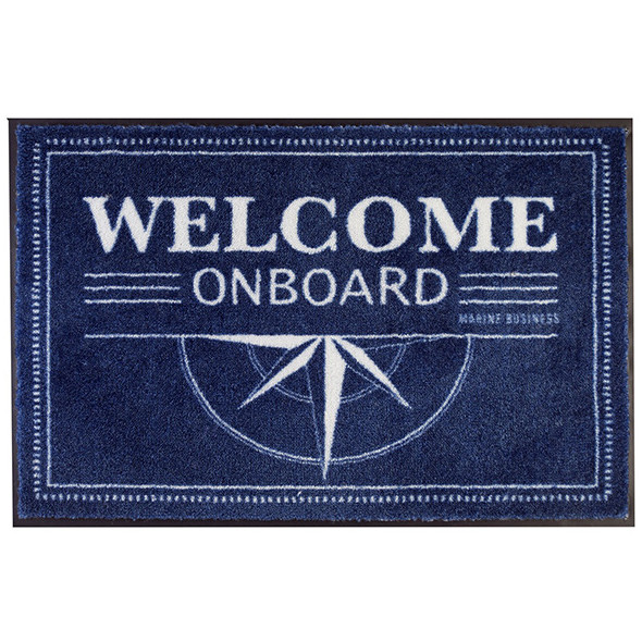 MB Tappeto Antiscivolo Welcome 75 x 50 cm - Blu