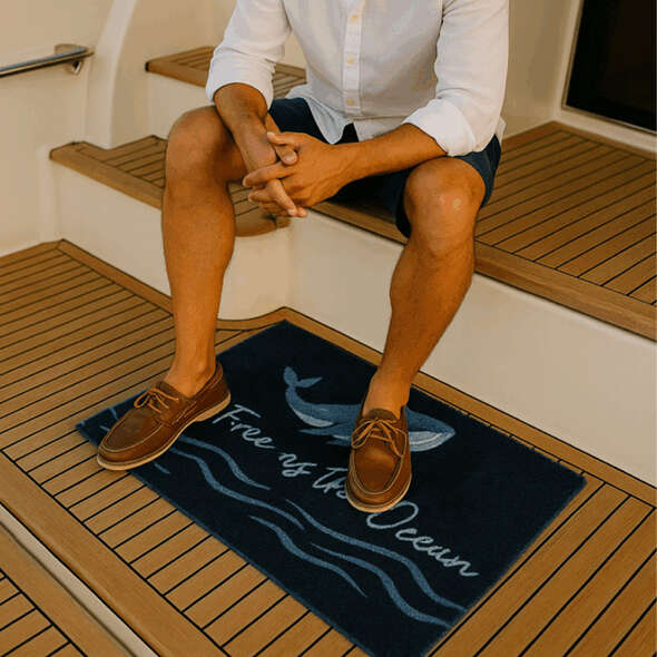 MB Tappeto Antiscivolo Welcome 75 x 50 cm - Free as the Ocean