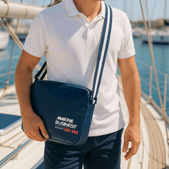 MB Thalassa Borsa Impermeabile per Computer - Blu Navy