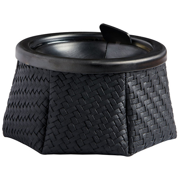 MB Windproof Posacenere Rattan - Nero