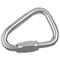 Moschettone a delta inox con vite mm. 3,5