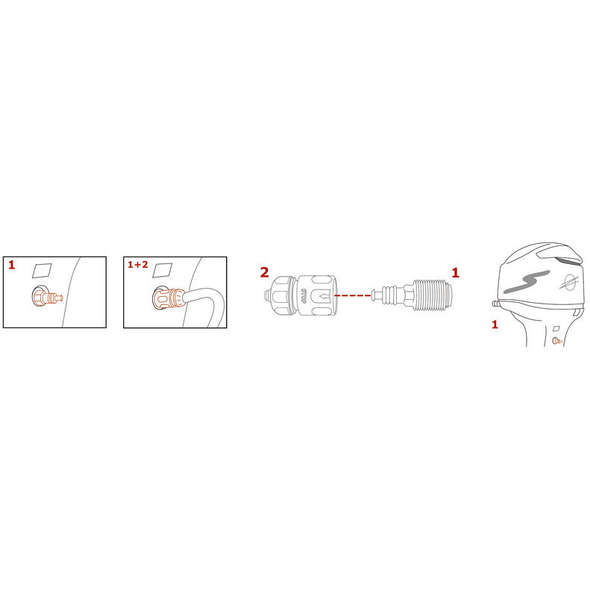 Motor Flusher D Mercury