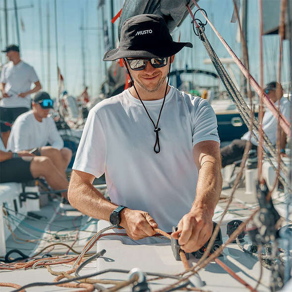 Musto Cappello a tesa larga - Nero