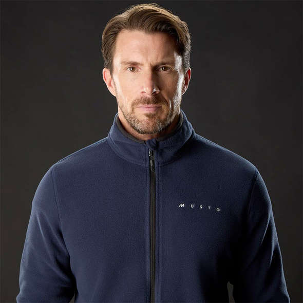 Musto Giacca in Pile Polartec 100 EVO - Navy