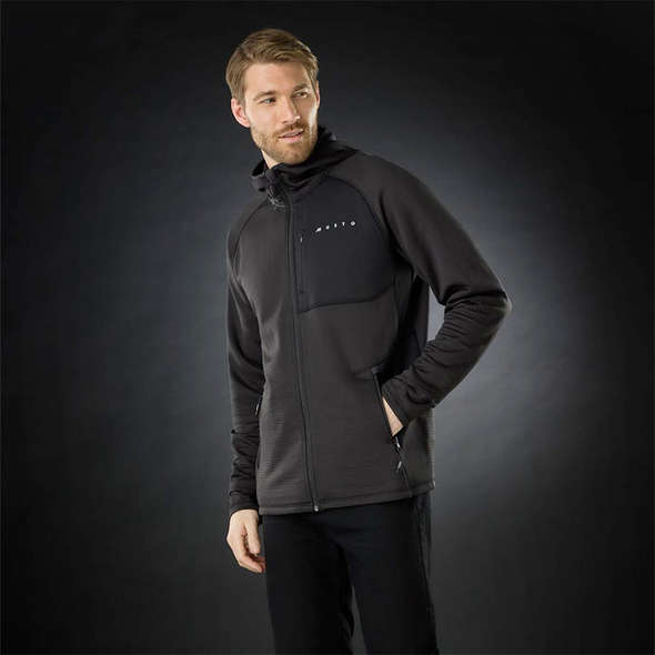 Musto Giacca termica in Pile EVO con cappuccio - Nero