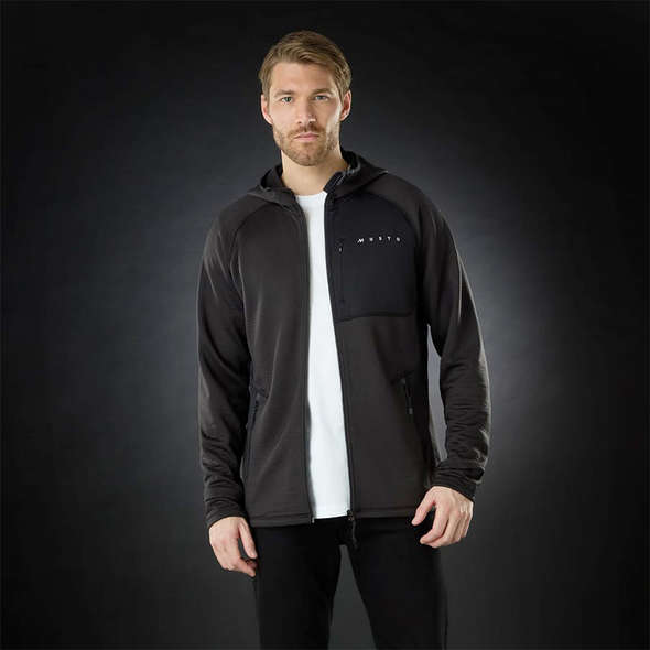 Musto Giacca termica in Pile EVO con cappuccio - Nero