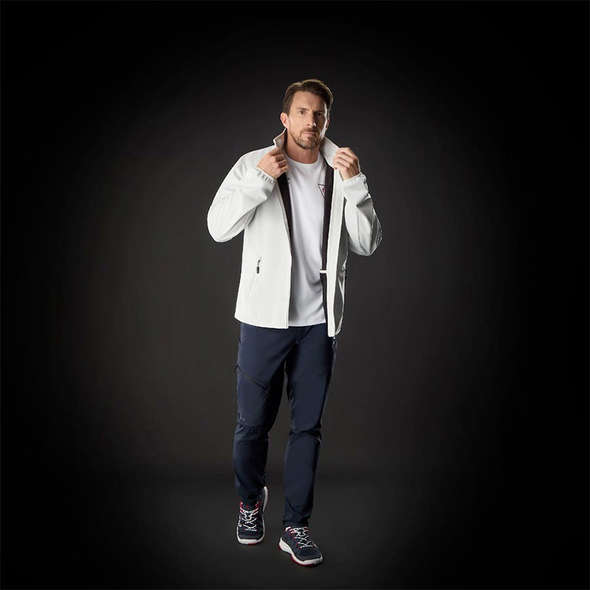 Musto Giacca uomo Softshell Girocollo Evo - Platinum