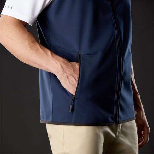 Musto Gilet uomo Softshell Girocollo Evo - Navy