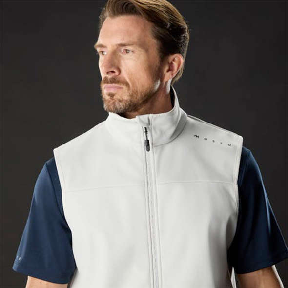 Musto Gilet uomo Softshell Girocollo Evo - Platinum