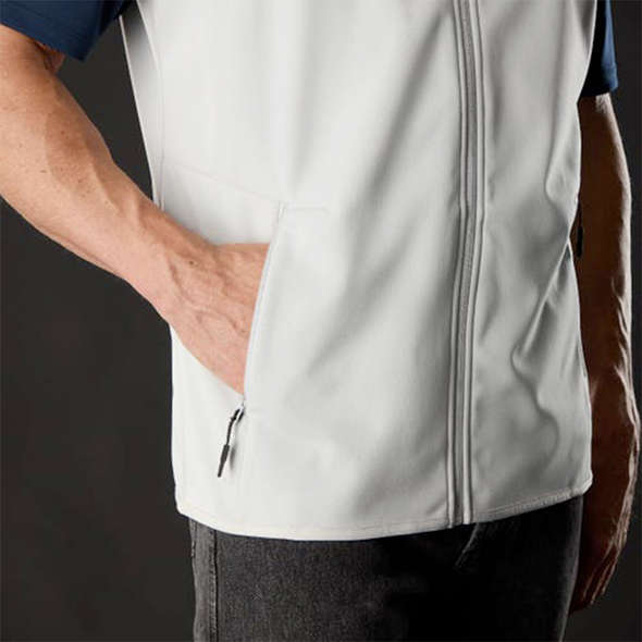 Musto Gilet uomo Softshell Girocollo Evo - Platinum