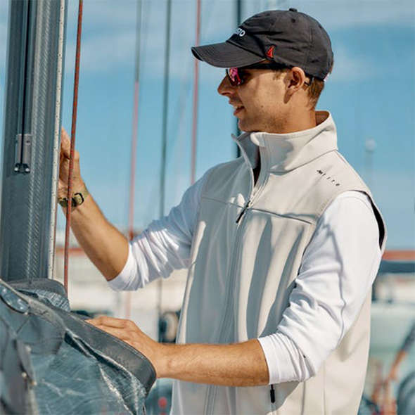 Musto Gilet uomo Softshell Girocollo Evo - Platinum