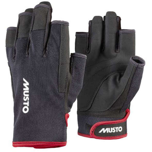 Musto Mezzi Guanti da Vela Unisex Essential 2.0 - Nero