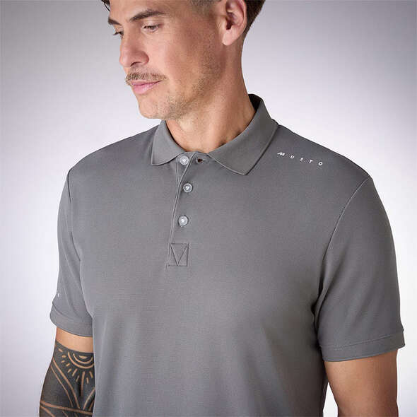 Musto Polo EVO Crew Pro Lite Uomo - Grigio