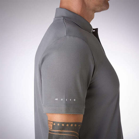Musto Polo EVO Crew Pro Lite Uomo - Grigio