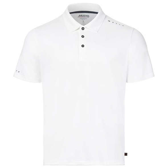 Musto Polo Uomo SunBlock Evo a maniche corte - Bianco