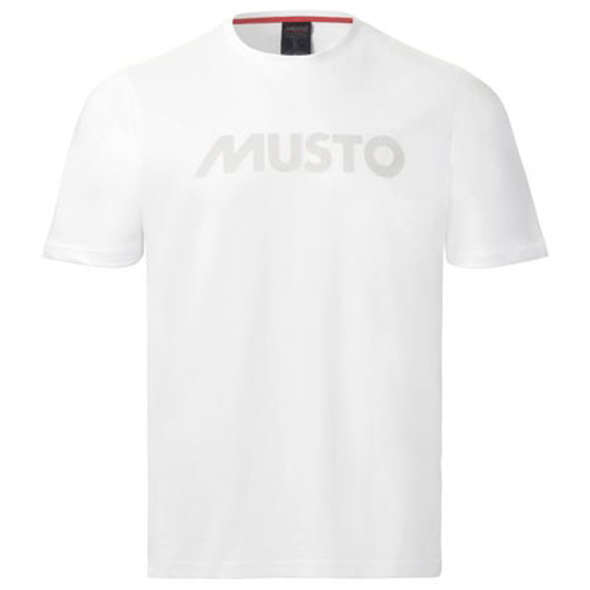 Musto T-Shirt Uomo con Logo - Bianco