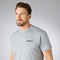 Musto T-Shirt Uomo LPX Cooling UV Manica Corta - Grigio Melang