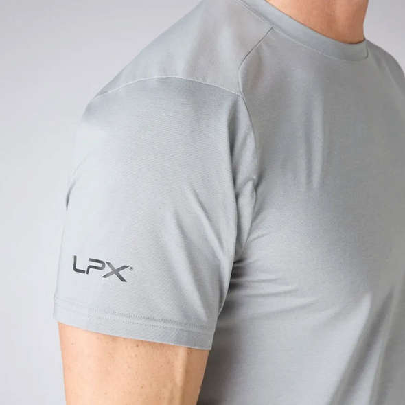 Musto T-Shirt Uomo LPX Cooling UV Manica Corta - Grigio Melang