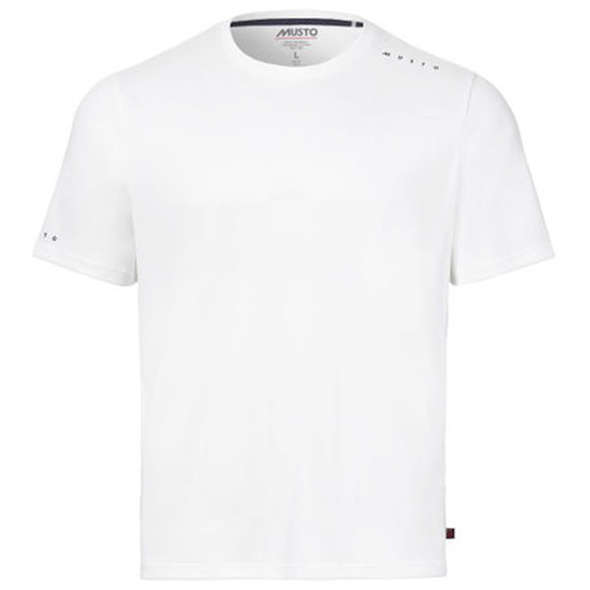 Musto T-Shirt Uomo SunBlock Evo a maniche corte - Bianco