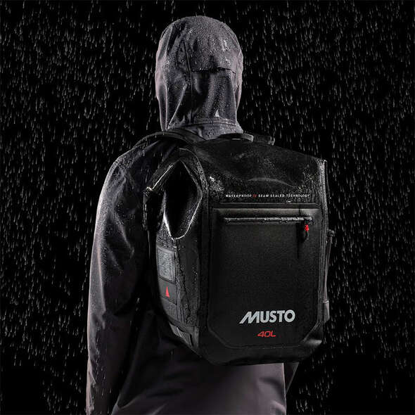 Musto Zaino impermeabile 40 Lt. - Nero