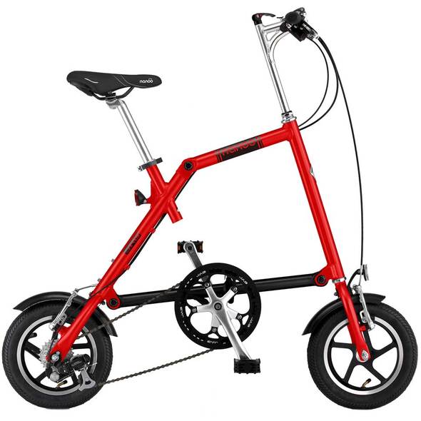 Nanoo Bici pieghevole FB 12 - Rosso