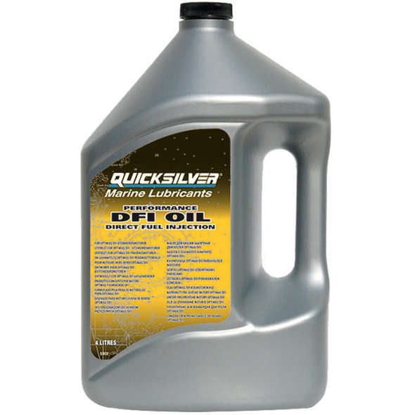 Olio Quicksilver DFI per fuoribordo 2 tempi 4 lt