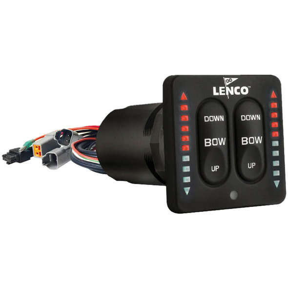 Pannello LENCO Tactile Switch con LED Controllo Flap Doppio Pistone