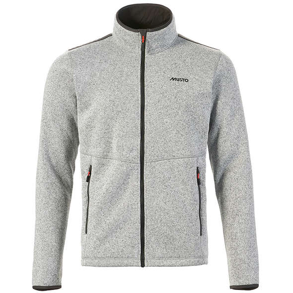 Pile in maglia da uomo Musto - Grigio Melange