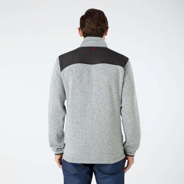 Pile in maglia da uomo Musto - Grigio Melange