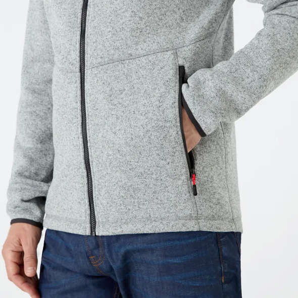 Pile in maglia da uomo Musto - Grigio Melange