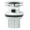 Piletta in ottone cromato push-pull - 1"1/4