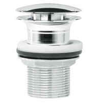 Piletta in ottone cromato push-pull - 1"1/4