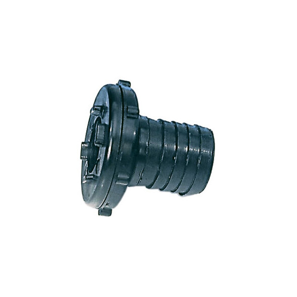 Raccordo carico con portagomma - 37 mm