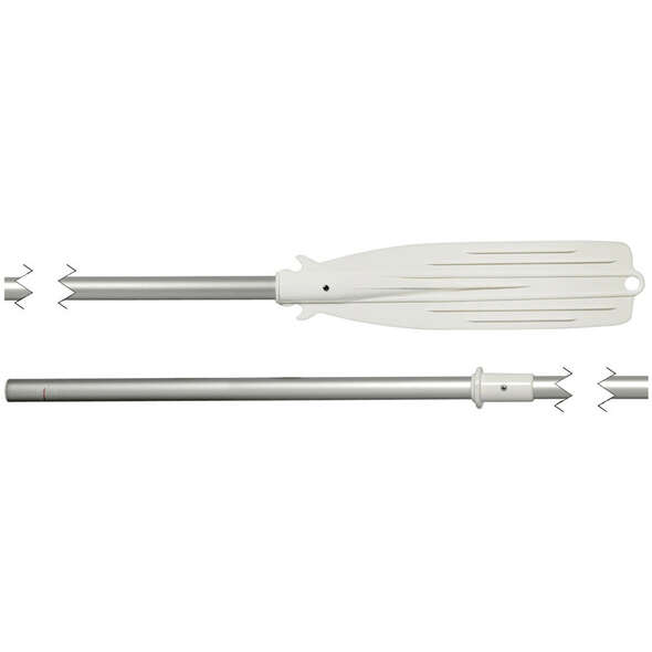 Remo alluminio con Pala in plastica - 160 cm