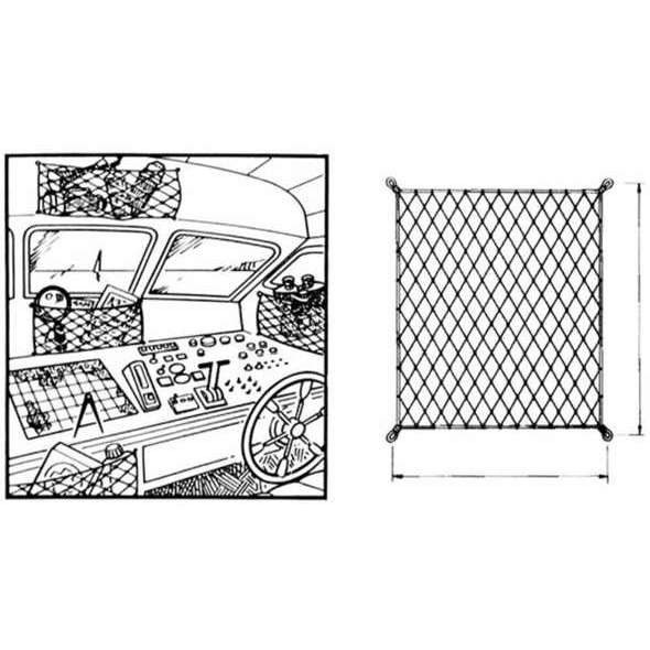 Rete elastica portaoggetti mm. 700x400