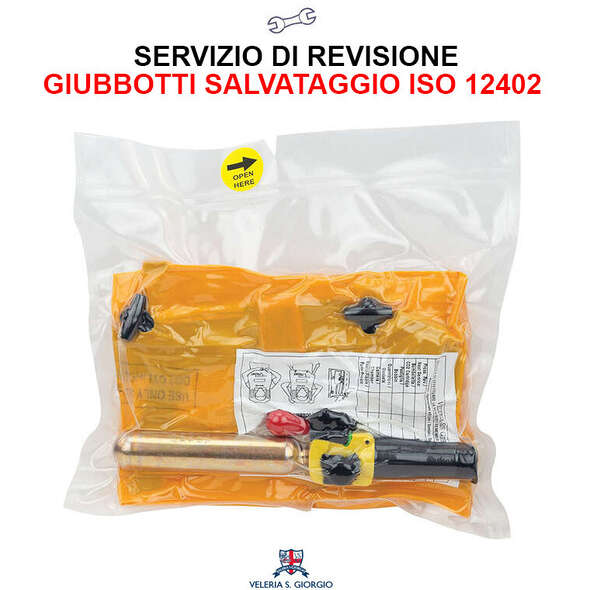 Revisione Salvagente Air Bag Smart 150 Veleria San Giorgio - 5 Giubbotti
