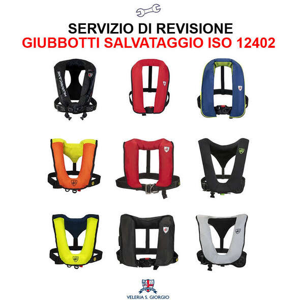 Revisione Salvagente Autogonfiabile Veleria San Giorgio - 1 Giubbotto