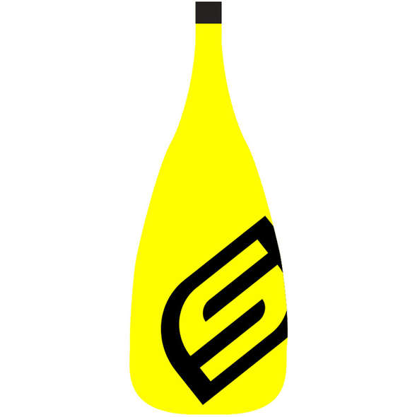 Safe pagaia in fibra di vetro 3 pz. Plus - Gialla