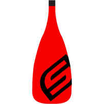 Safe pagaia in fibra di vetro 3 pz. Plus - Rossa