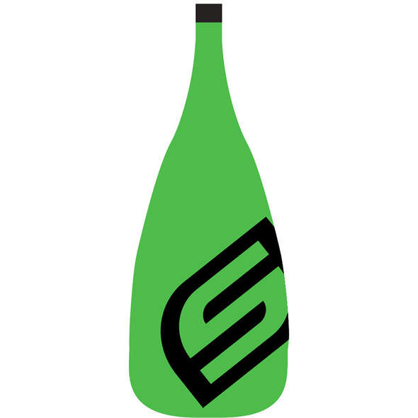 Safe pagaia in fibra di vetro 3 pz. Plus - Verde